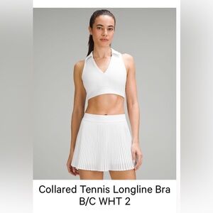 Lululemon Collared Tennis Longline Bra